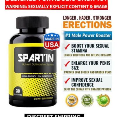 Spartin Penis Enlargement & Erection Male Supplement 30 capsules