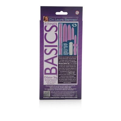 California Exotics - Dr. Laura Berman Dilators Set Of 4 Locking Sizes Plus Sleeve (Purple)