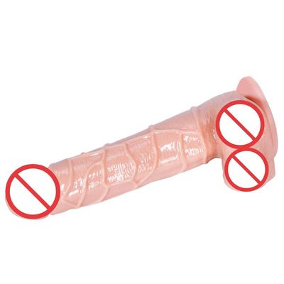 19cm Big Lifelike Dildo Flexible Penis with Textured Shaft and Strong Suction Cup Dildo Sex Stimulator Toys for Women Pleasure