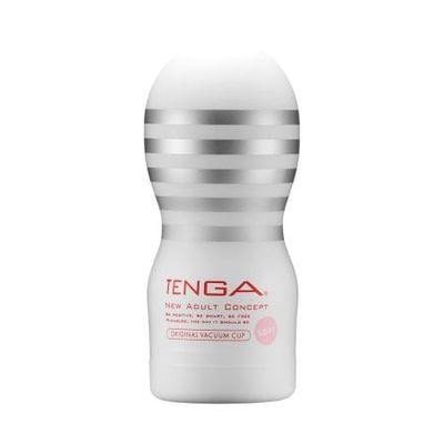 Tenga - New Original Vacuum Cup Masturbator Soft (White)