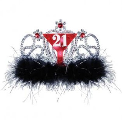 21st birthday flashing tiara