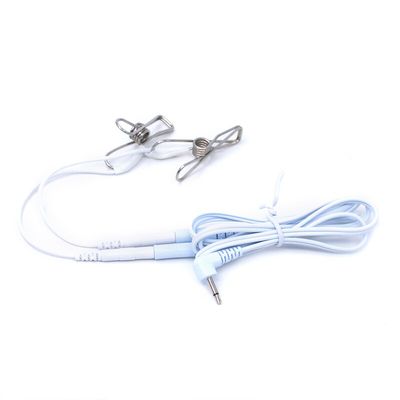 Medical Electro Sex Nipple Clamps Powerful Steel Clitoris Breast Clips Electrical Stimulator Electro Shock Sex Toys For Women