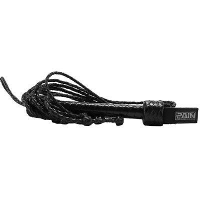 Pain Short Leather Braided Flogger