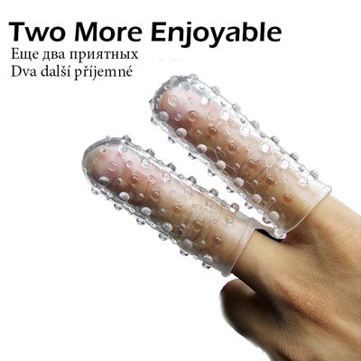 Finger Penis Sleeve Condom Adult Sex Toy For Men Reusable Dildo Stimulator Vagina Strapon Erotic Adults Products For Couples