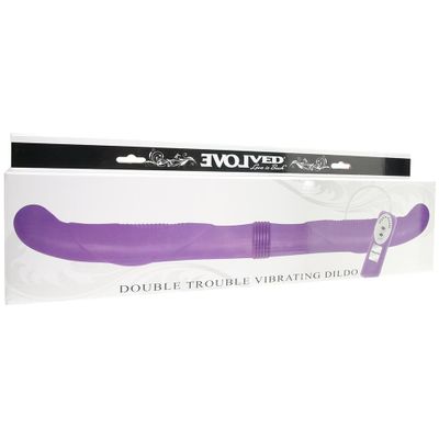 Double Trouble Vibrating Dildo