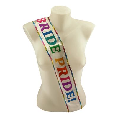 Bride Pride Wedding Sash