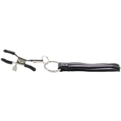 Playful Tassels Nipple Clamps - Black