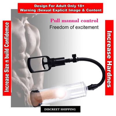 JXX1HG Penis Exercise Trainer Vacuum Pump Portable Penisgrowth Effective Manual Massage Tool Enlargement Extension Pump Secret Packing Novelty