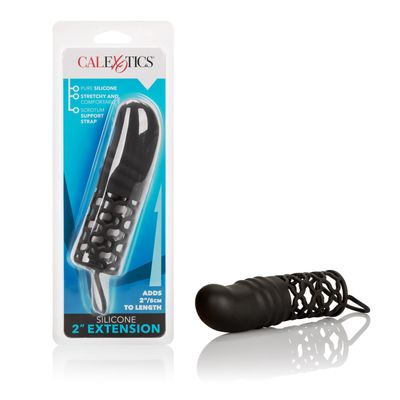 California Exotics - Silicone 2" Penis Extension (Black)