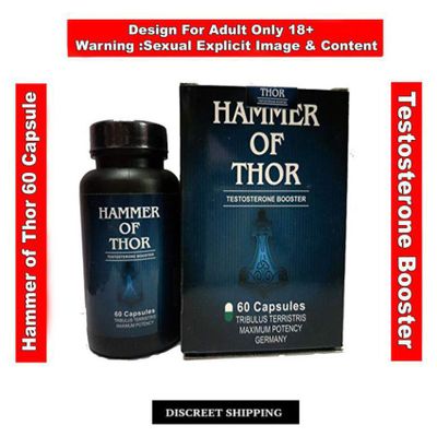 Xsentuals Hammer Of Thor Male Supplement 60 Capsules