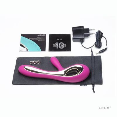 LELO - Soraya Rabbit Vibrator (Deep Rose)