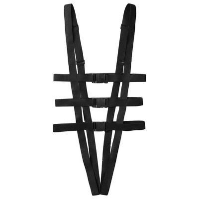 Hot Mens Harness Straps Bodysuit Male Gay Sexy Open Crotch Plastic Buckles Chastity Leotard SM Fetish Club Cosplay Belt Costumes