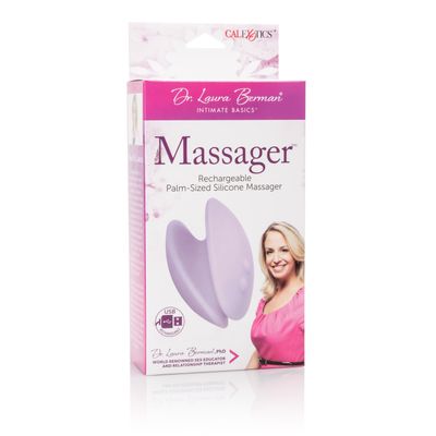 California Exotics - Dr Laura Berman Massager Palm-Sized Silicone Clit Massager (Purple)