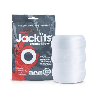 TheScreamingO - Jackits Throttle Soft Stroker (Clear)
