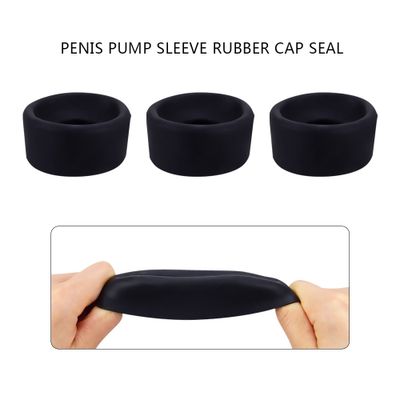 Sex Toy for Men Penis Pump Ring Silicone Sleeve Penis Extender Trainer Masturbator Accessories Penis Erection Enlarger Exerciser