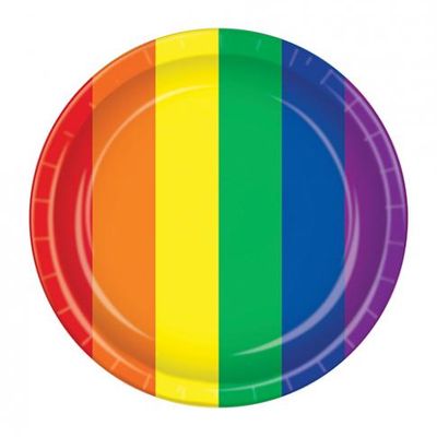 Pride Plates &#8211; Rainbow Pack Of 8
