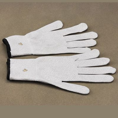 Electrical Shock Silver Fiber Therapy Electrode Gloves Electro Shock Gloves Electricity Conductive Gloves Sex Products