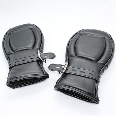Padded Mittens Gloves Dog Paw Palm Boxing Glove Bdsm Bondage Adult Sex Slave Games Pu Leather Hand Cuffs Feitsh Toys For Couples