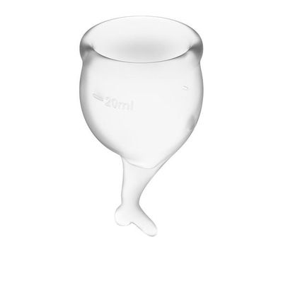 Satisfyer - Feel Secure Menstrual Cup Set (Clear)