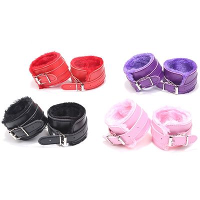 PU Leather Handcuffs For Sex Ankle Cuffs Restraints Bondage Bracelet BDSM Woman Erotic Adult Cosplay Sex Toys For Couples Women