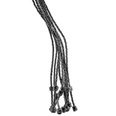 Pain Short Leather Braided Flogger