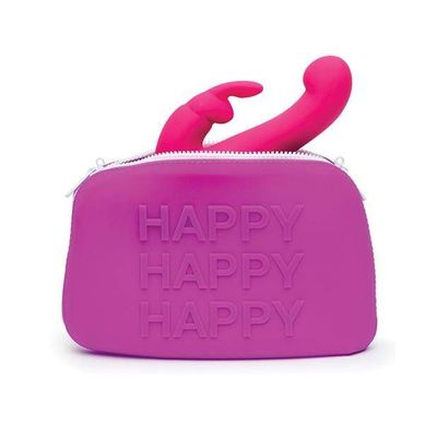 Love Honey - Happy Rabbit WOW Storage Zip Bag Large (Purple)