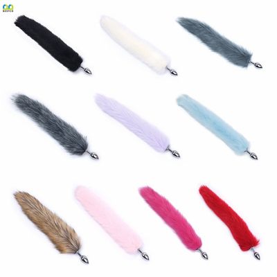 BESTCO Girl Rabbit Tail Plush Animal Butt plug Cosplay Anal Erotic Fetish Sex Toys 18+ Adult Roleplay Anus Intimacy Bdsm B-YC40