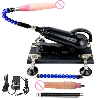 FREDORCH Men and women sex machine with sex toys for women and men - Automatically retractable dildos for men and women Pump gun