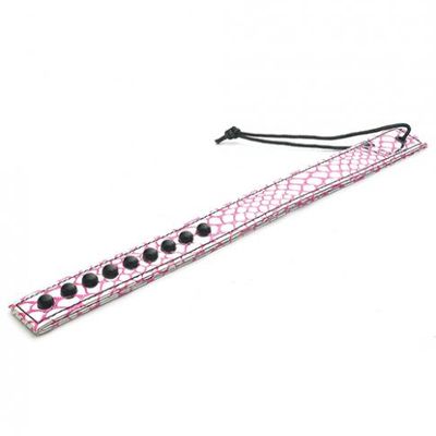 Spartacus Faux Leather Paddle Pink