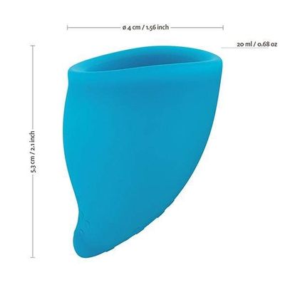 Fun Factory - Fun Cup Single Size A Menstrual Cup (Turquoise)