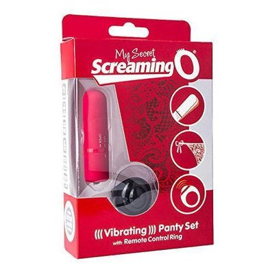 TheScreamingO - My Secret Screaming O Vibrating Panty Set (Red)