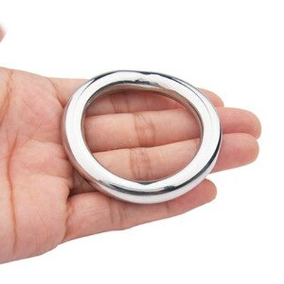 40/45/50mm Metal Penis Ring Male Chastity Bondage Cock Rings Erection Enlargement Delay Ejaculation Adult Sex Toy For Men