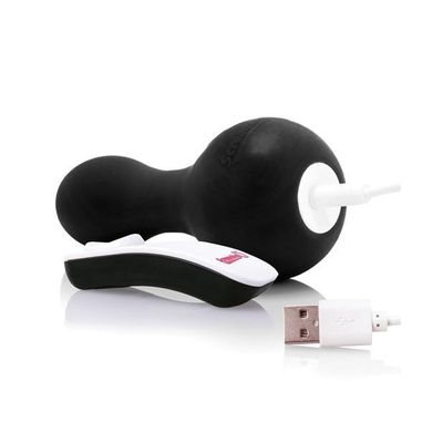 The Screaming O - Affordable Rechargeable Moove RC Flexible Vibrator (Black)