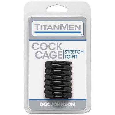 Doc Johnson - Titanmen Tools Cock Cage (Black)