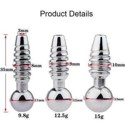Stainless Steel Urethral Plug Spiral Design Penis Plug Urethral Stretcher Dilation Adult Masturbation Sex Toys For Male