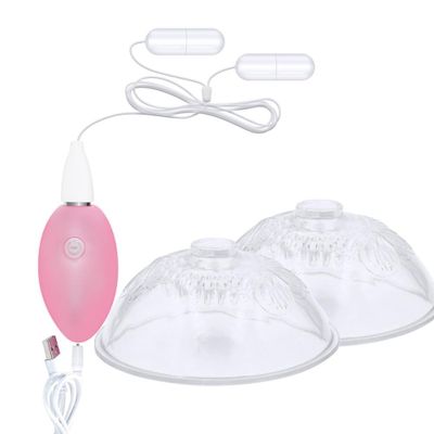 10-frequency vibration breast and chest stimulation massage big cup nipple massager  Nipples Stimulation Vacuum Erotic Sex Toys