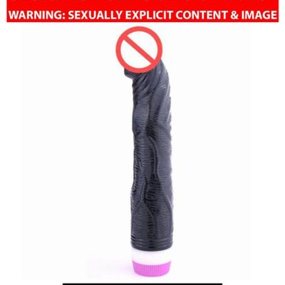 AFRICAN VIBRATING DILDO BLUE MOON