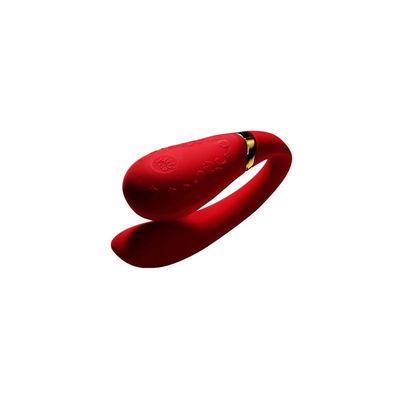 Zalo - Versailles Fanfan Rechargeable Couple's Vibrator (Red)