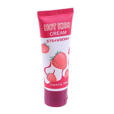 50ml Strawberry Cream Sex Lube Lubricant Oil Cream Body Massage Oil Lubricant for Anal Sex Grease Oral Vaginal Love Gel