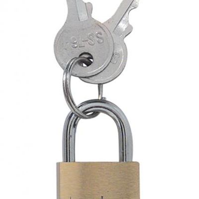 Bondo Hardware Brass Padlock .75 Inch