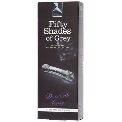 Fifty Shades of Grey - Drive Me Crazy Glass Massage Wand (Clear)