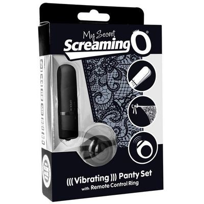 The Screaming O - My Secret Remote Control Panty Vibrator Set (Black)