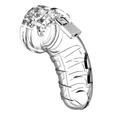 Shots - Man Cage Chastity Cock Cage Model 4 4.5" (Clear)