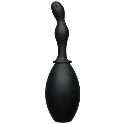 Doc Johnson - Kink Flow Silicone Anal Douche & Accessory (Black)