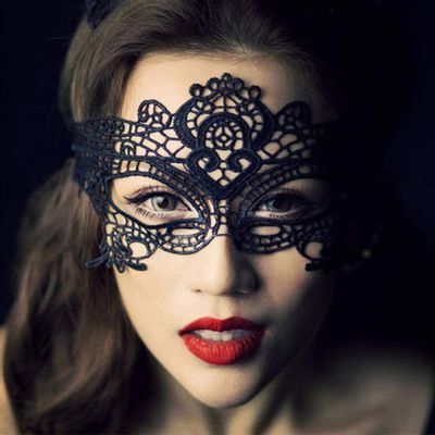 Day Dream - Starfire Inspiring Gothic Eye Mask (Black)
