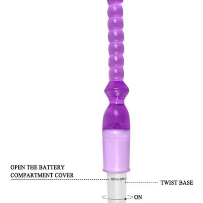 ANAL VIBRATING BEADED STICK FOR ANAL ASS