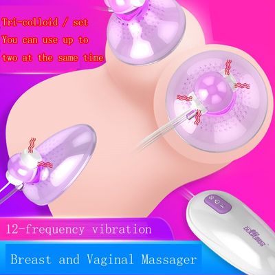 Vibrator Oral Sex Toys for Couple Breast Pump Lick Tongue Nipple Vibrator Breast Massage Clitoris Stimulator Nipple Sucker Cup