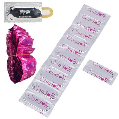 10pcs Large Oil Condom for Man Delay Sex Dotted G Spot Condoms Intimate Erotic Toy for Men Safer Contraception Female Condom
