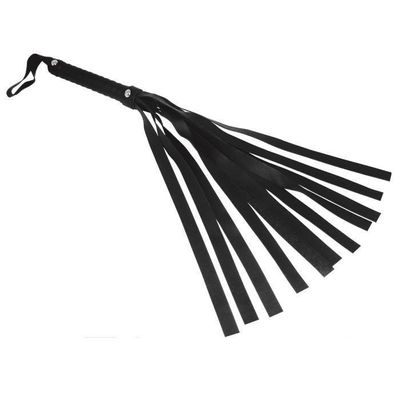 Sex and Mischief - Faux Leather Flogger (Black)