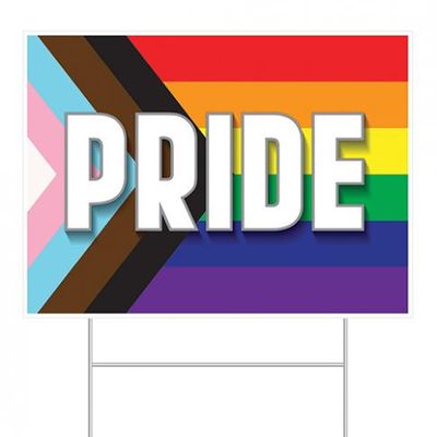 Plastic Pride Yard Sign